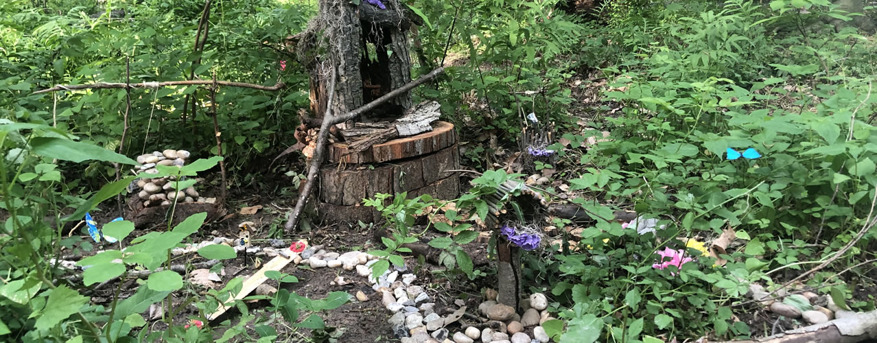 Fairy Forest at Clark's Elioak Farm - Walk through our new Fairy Forest and see where the fairies live