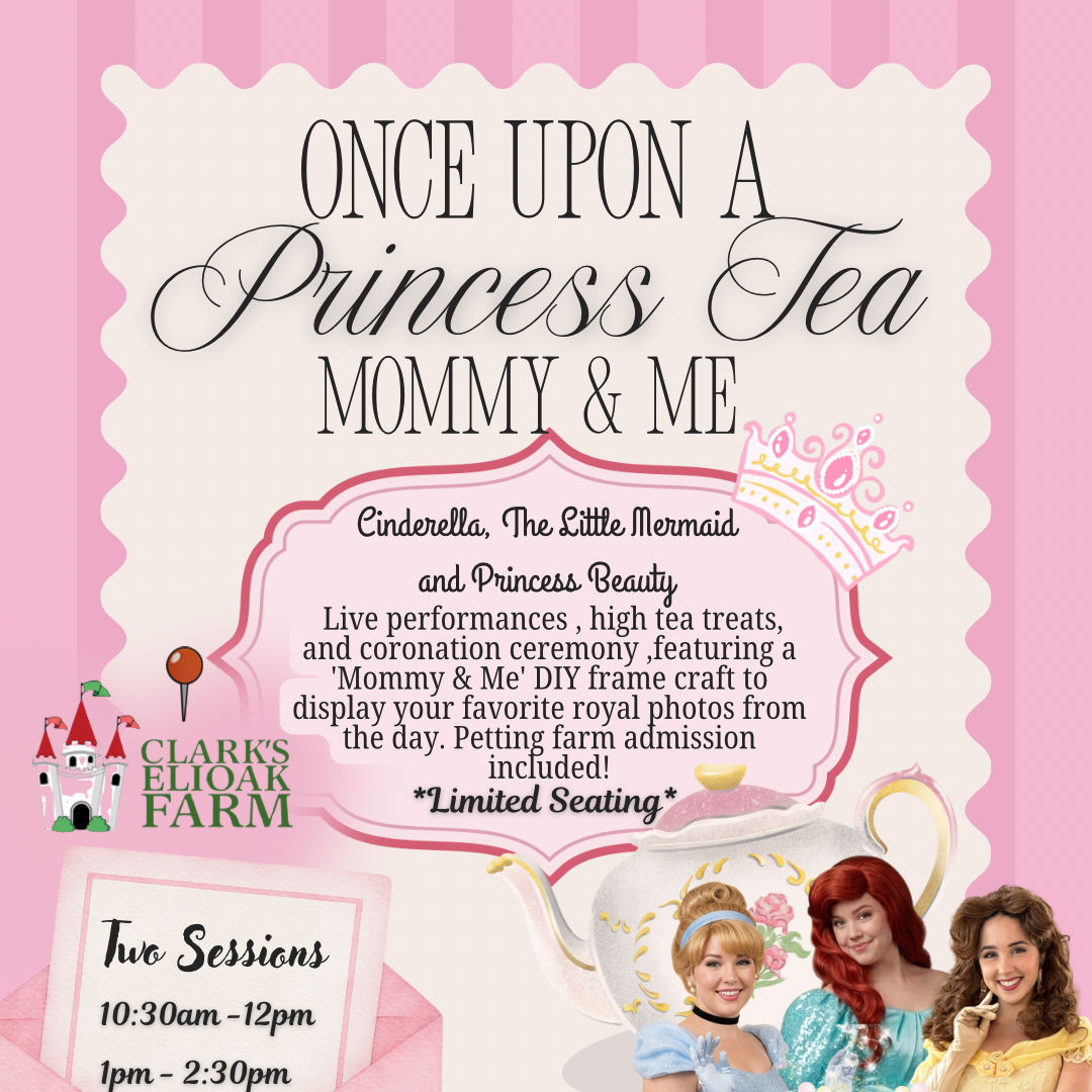 ONCE UPON A PRINCESS - MOMMY AND ME TEA at Clarks Farm