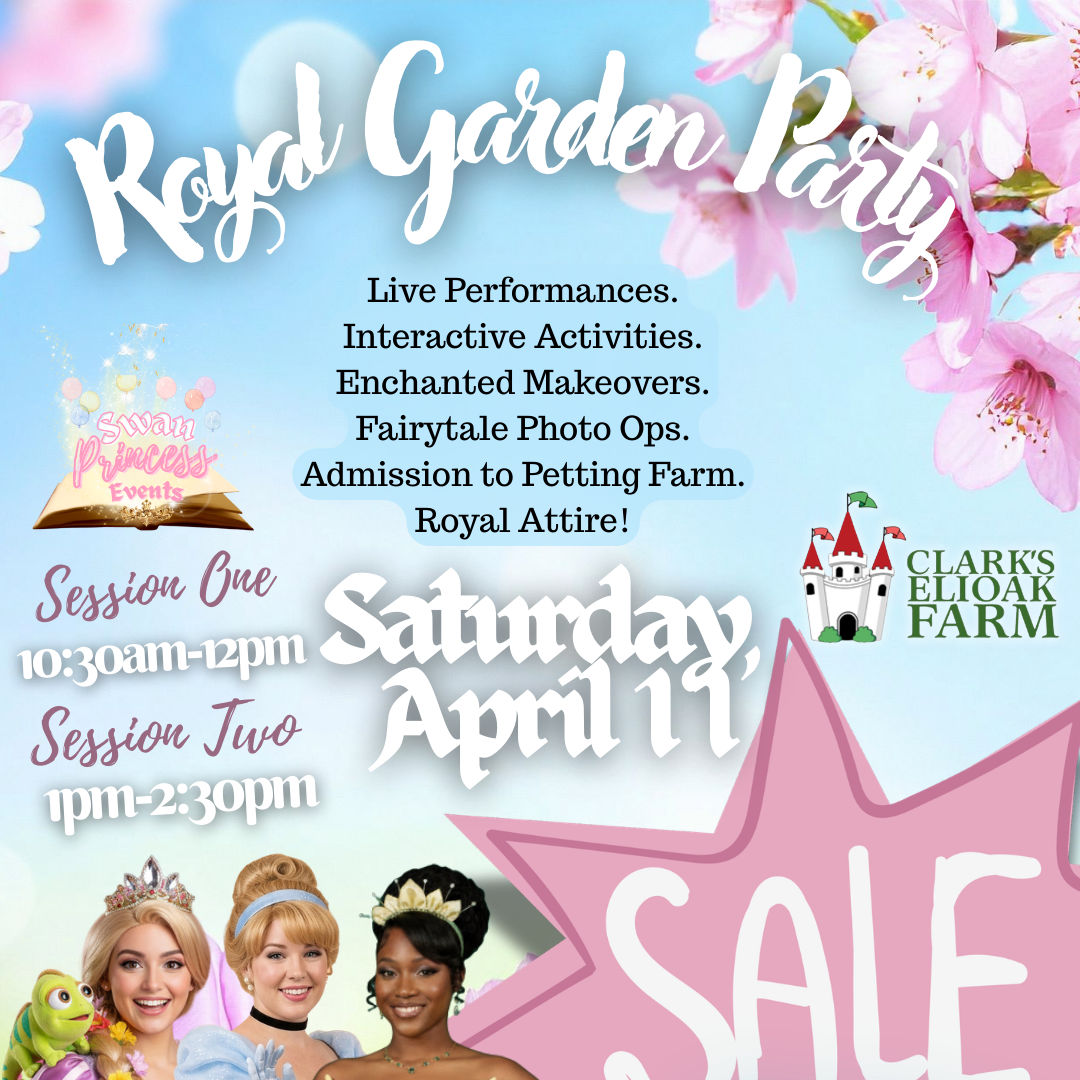 Spring Garden Party for Princesses at Clarks Farm
