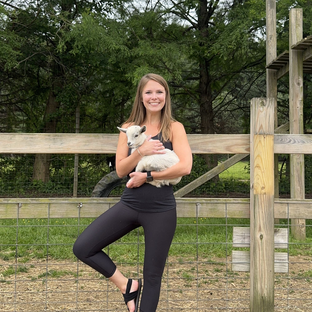 Yoga with goats  at Clarks Farm